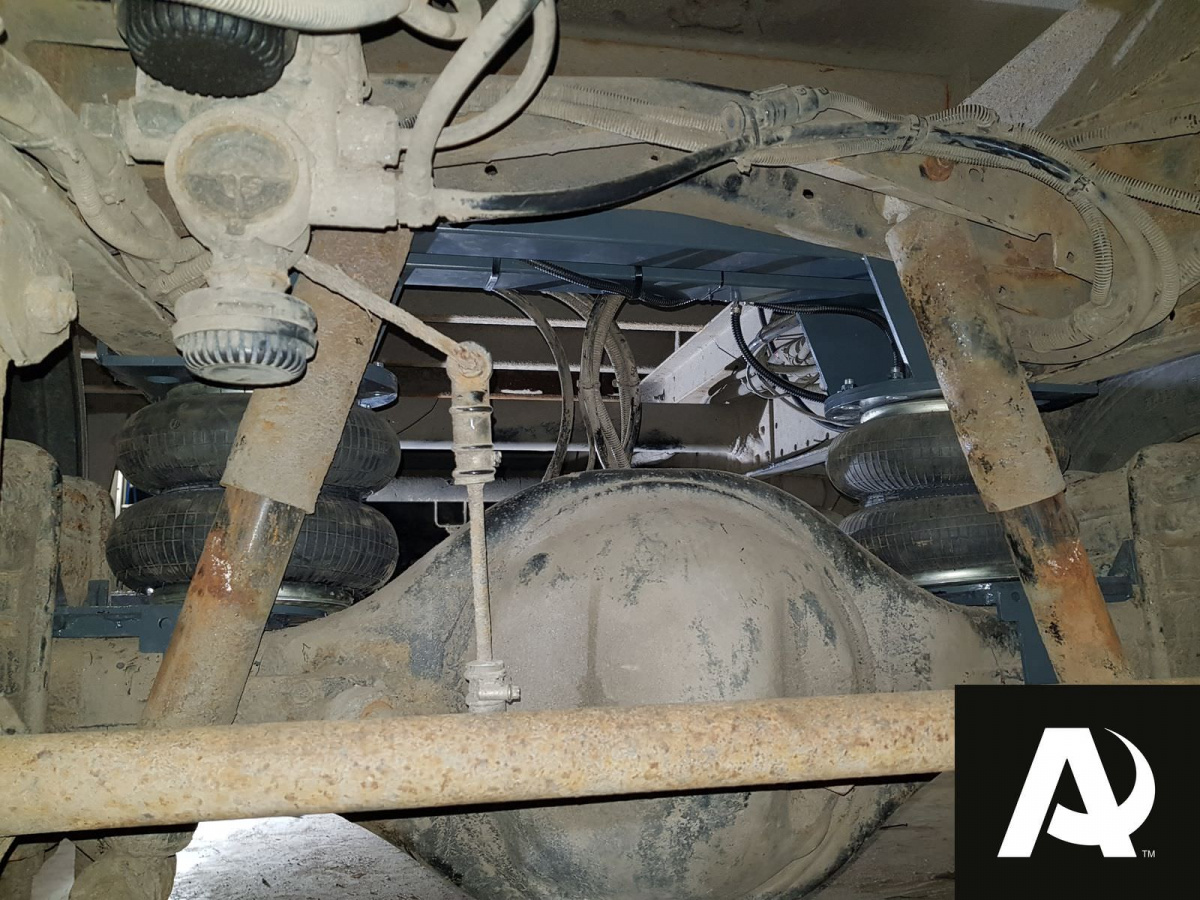 Установка пневмоподвески на МАН (MAN) LE 8_140 в Санкт-Петербурге - фото и описание работ, технические детали проекта и характеристики