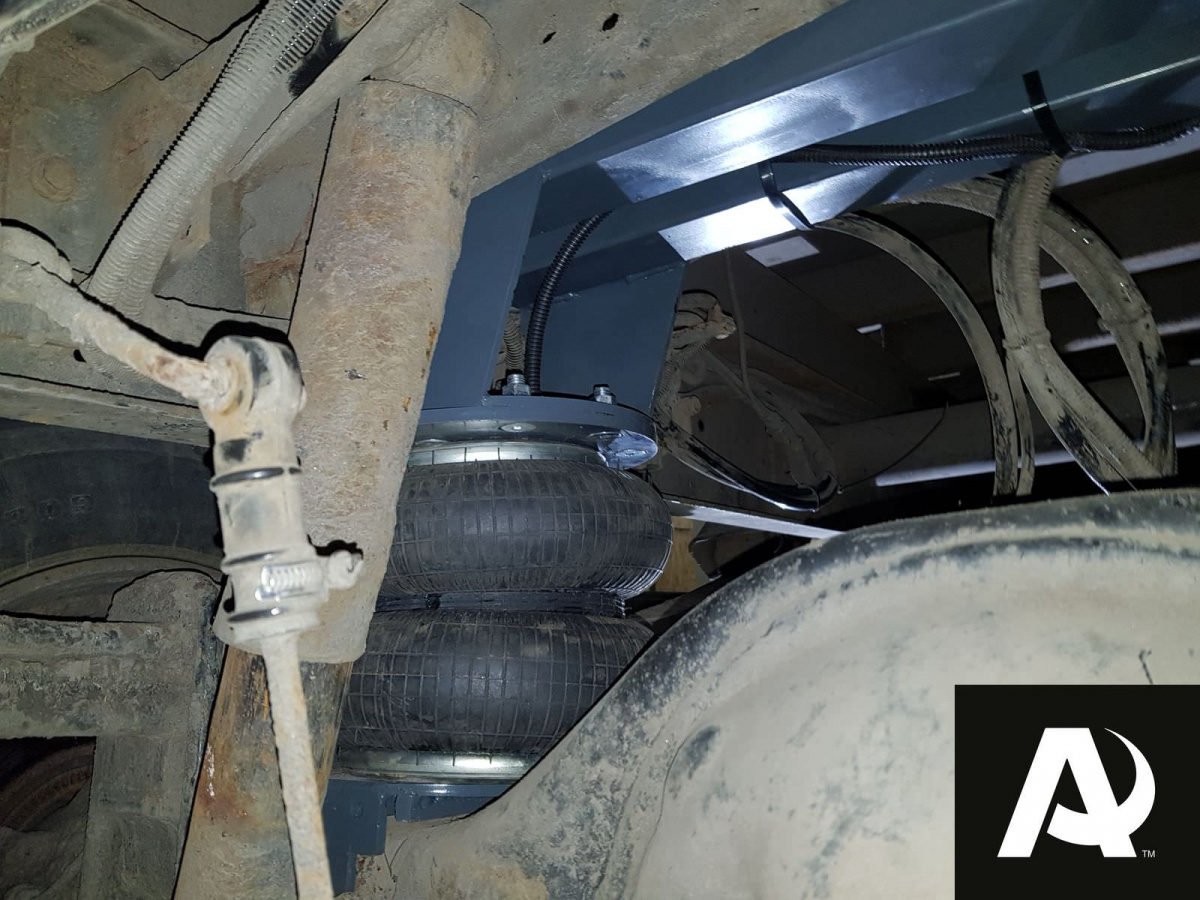 Установка пневмоподвески на МАН (MAN) LE 8_140 в Санкт-Петербурге - фото и описание работ, технические детали проекта и характеристики