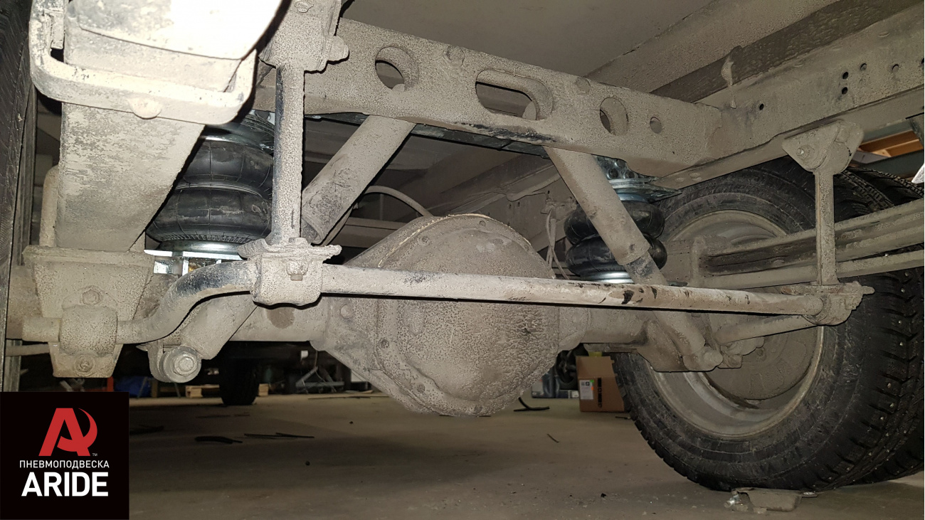 Пневмоподвеска на фургоны удлиненной версии