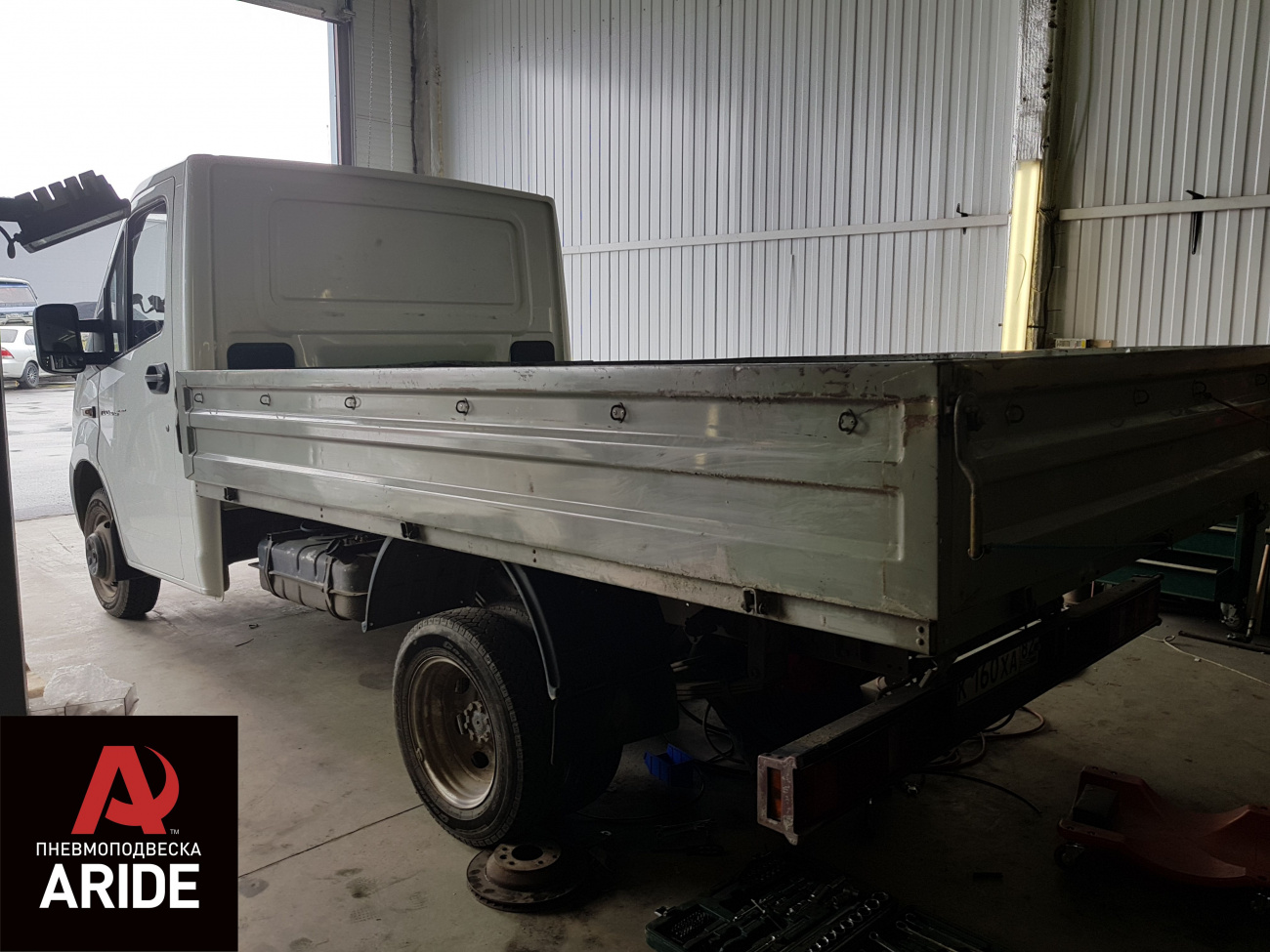 Пневмоподвеска на бортовые платформы