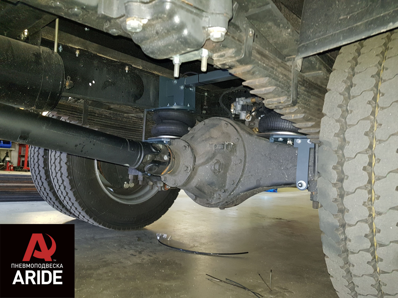 Пневмоподвеска на фургоны для перевозки мясных туш