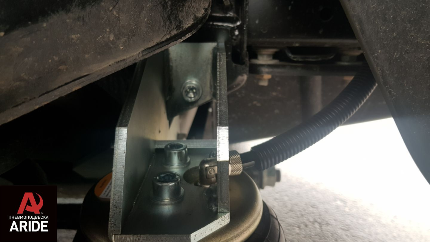 Пневмоподвеска на фургоны автолавки