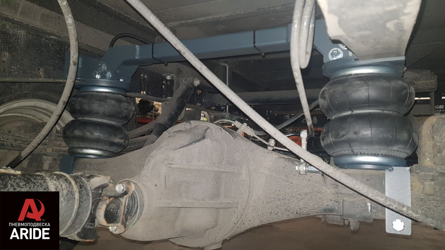 Пневмоподвеска на еврофургон Газель Бизнес