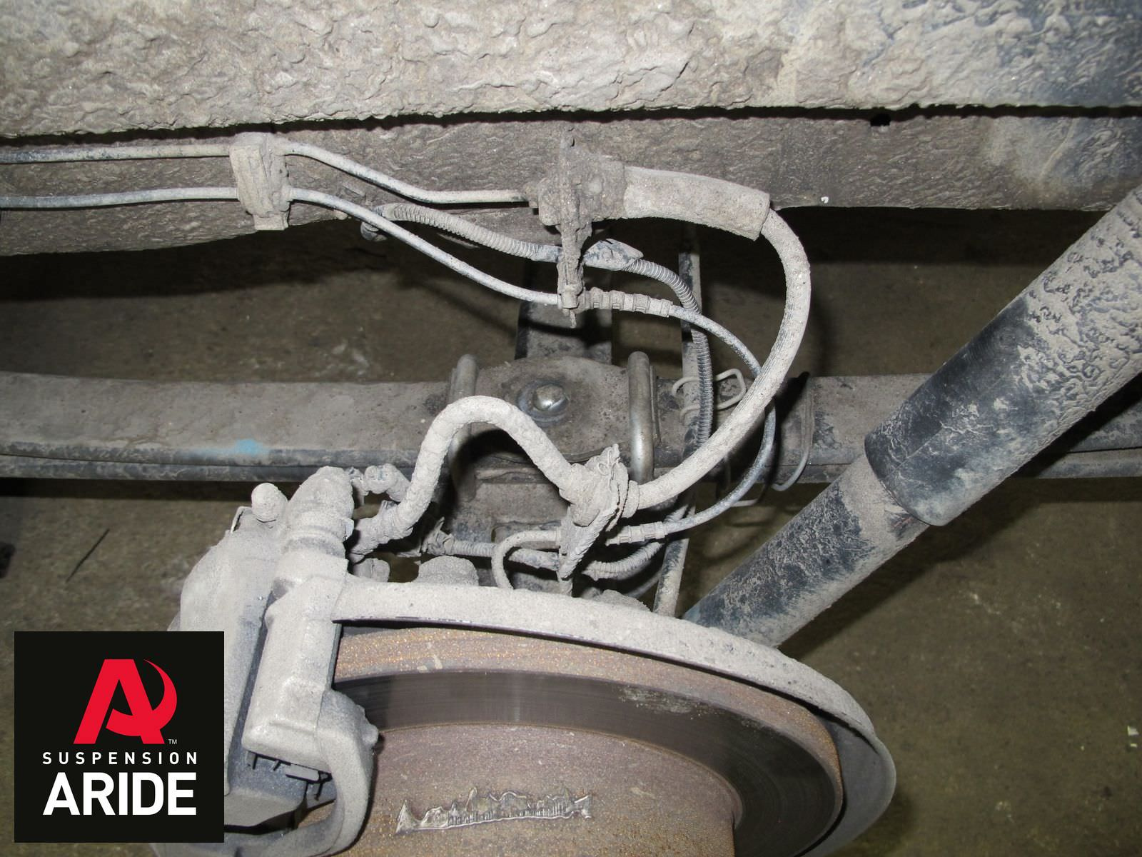 установка пневмоподвески в замен отбойников