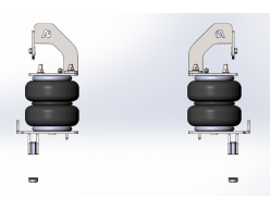 Пневмоподвеска ISUZU Elf 2024 (5 тонн, Китай), задняя ось