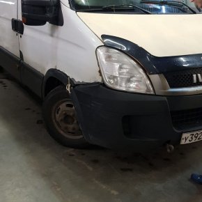 Установка передней пневмоподвески ﻿Iveco Daily 35C