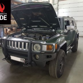 Установка задней пневмоподвески с управление из салона ﻿Hummer H3