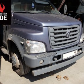 Установка передней пневмоподвески с управлением из салона ﻿ГАЗ (GAZ)