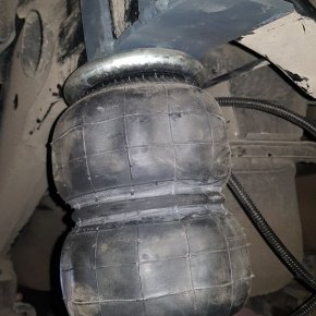 Пневмоподвеска на заднюю ось Mitsubishi L200, 5 поколение (рестайлинг)