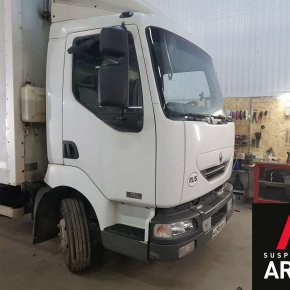 Установка пневмоподвески на переднюю и заднюю ось Renault Midlum