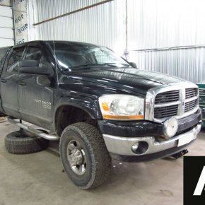 Установка пневмоподвески на заднюю ось Dodge Ram 2500