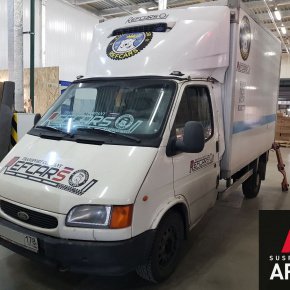 Установка пневмоподвески на заднюю ось Ford Transit (задний привод) (07.06.2018)
