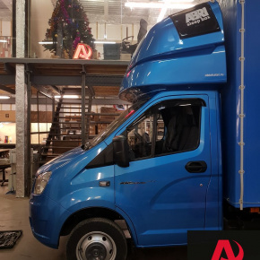 Установка пневмоподвески переднюю и заднюю ось и системы управления Газель НЕКСТ