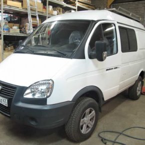 Установка пневмоподвески на Газ Соболь 4х4