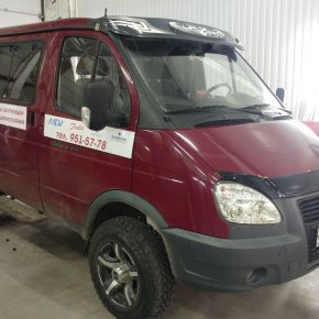 Установка задней пневмоподвески ГАЗ Соболь 4х4