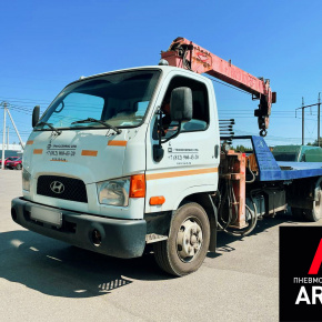 Установка вспомогательной пневмоподвески на Hyundai HD78