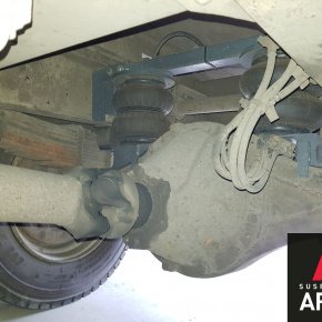 Установка пневмоподвески на переднюю ось и заднюю ось Hyundai HD78