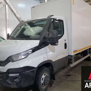 Установка пневмоподвески на заднюю ось Iveco Daily 50с, 6 поколение