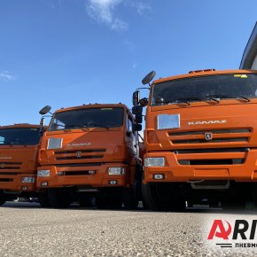 Пневмоподушки на кабину КАМАЗ 65115