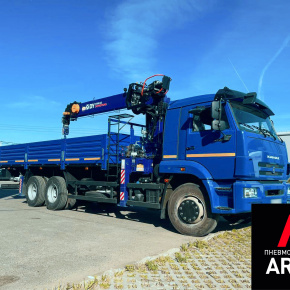 Установка вспомогательной пневмоподвески на КАМАЗ 65117