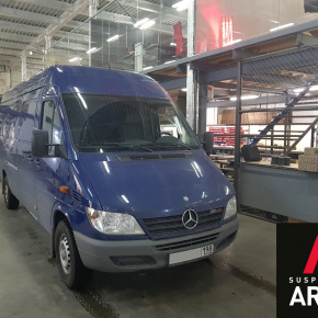 Установка пневмоподвески на заднюю ось Mercedes Sprinter Classiс