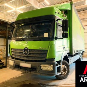 Установка пневмоподвески на Mercedes-Benz Atego