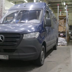 Установка пневмоподвески Mercedes Sprinter