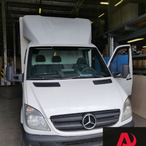 Установка пневмоподвески на заднюю ось Mercedes Sprinter 515 (04.07.2018)
