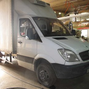 Установка пневмоподвески на Mercedes-Benz Sprinter 515