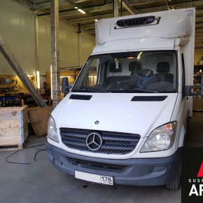 Установка пневмоподвески на заднюю ось Mercedes Sprinter 515 W906