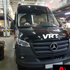 Установка задней пневмоподвески на Sprinter W907