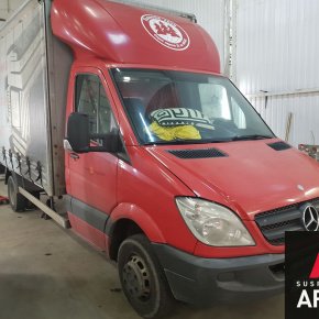 Установка усиленной пневмоподвески на заднюю ось Mercedes Sprinter 515