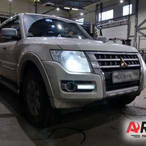 Пневматический сигнал на Mitsubishi Pajero