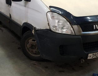 Установка передней пневмоподвески ﻿Iveco Daily 35C