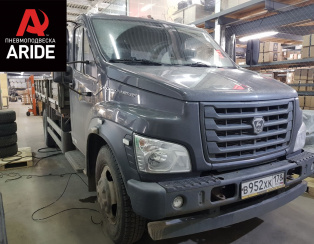 Установка комплекта пневмоподвески на заднюю ось с управлением из салона ﻿ГАЗ (GAZ) Газон NEXT