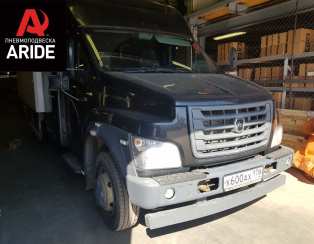 Установка задней пневмоподвески с управление из салона ﻿ГАЗ (GAZ) Газон NEXT