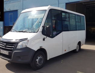 Установка пневмоподвески на маршрутку