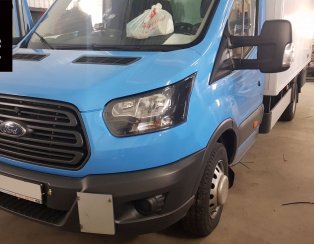 Установка усиленной задней пневмоподвески с управлением из салона ﻿Ford Transit RWD