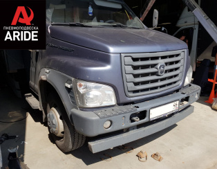 Установка передней пневмоподвески с управлением из салона ﻿ГАЗ (GAZ)