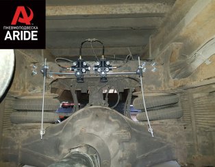 Установка задней пневмоподвески с автоматической системой управления ﻿ГАЗ (GAZ) Газон NEXT