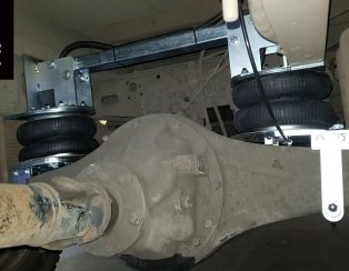 Установка задней пневмоподвески с управлением из кабины ﻿ГАЗ (GAZ) Газон NEXT