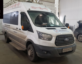 Установка задней пневмоподвески с одноконтурным управлением из салона ﻿Ford Transit RWD