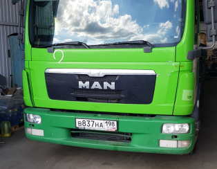 Установка задней пневмоподвески с управлением из салона ﻿MAN TGL