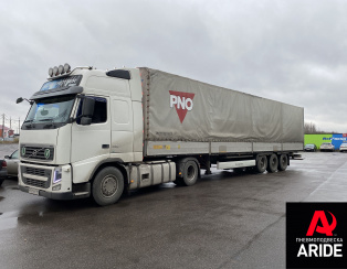 Установка механизма подъёма оси на оси BPW