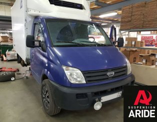 Установка пневмоподвески с системой управления на LDV Maxus