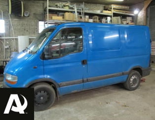 Установка пневмоподвески Renault Master X70 FWD 2003