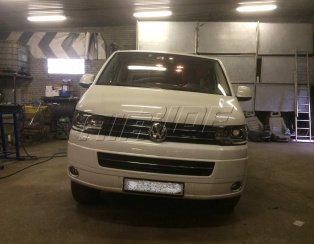 Установка пневмоподвески на Volkswagen Multivan 4 motion 2014г.в.