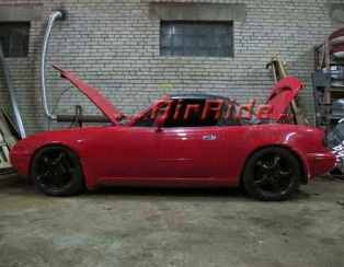 Пневмоподвеска на Mazda MX5