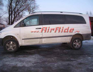 Пневмоподвеска на Mercedes Benz Vito