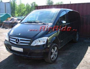 Пневмоподвеска на Mercedes Viano